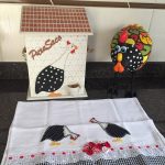 Panos de prato em patch aplique e fuxico 16